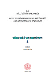 Türk dili ve edebiyyatı 4